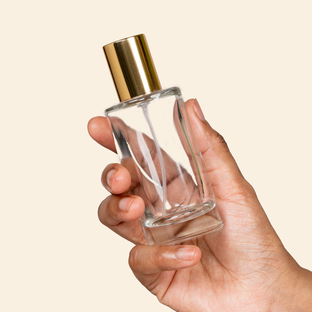 50ml Perfume Bottles Wholesale - Senso + Gold Top, Wholesale Empty Glass Bottles