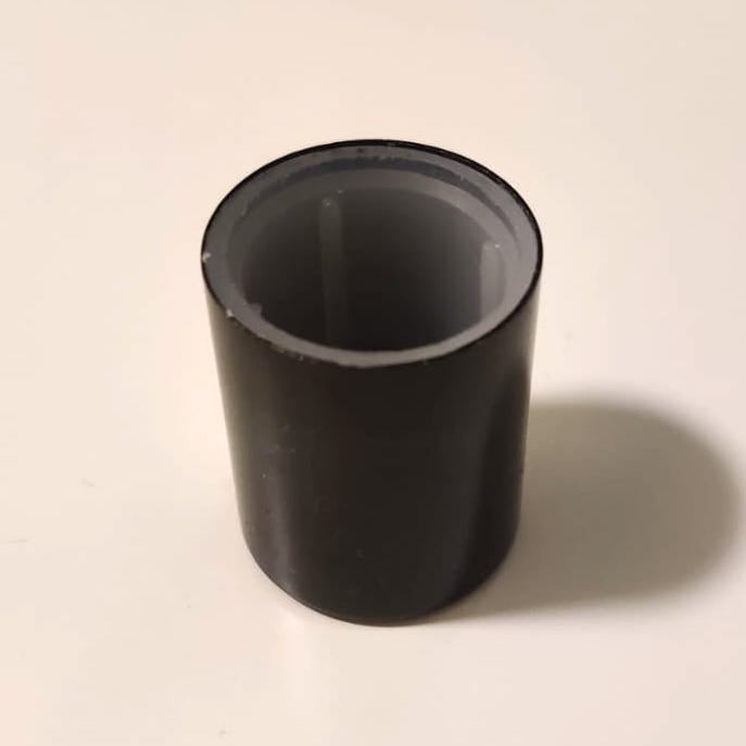 Perfume Tops - Black Cap Medium for Black Perfume Bottles
