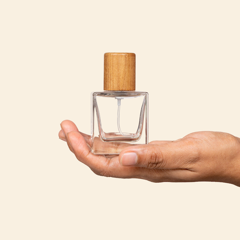 30ml Perfume Bottles Wholesale - Tokyo + Walnut Ash Wood Top, Bulk Empty Glass Bottles